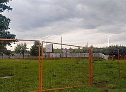 Сварной забор из металлической сетки