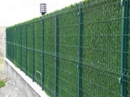 Зеленый забор из 3 д сетки