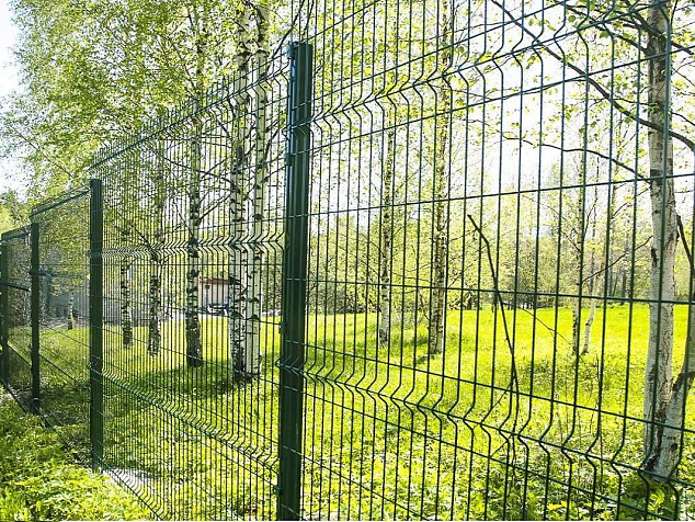 Забор гиттер для ограждения зеленой зоны