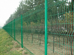 Забор гиттер для загородного парка
