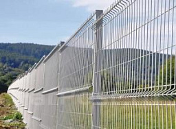 Двухуровневый забор из 3 д сетки